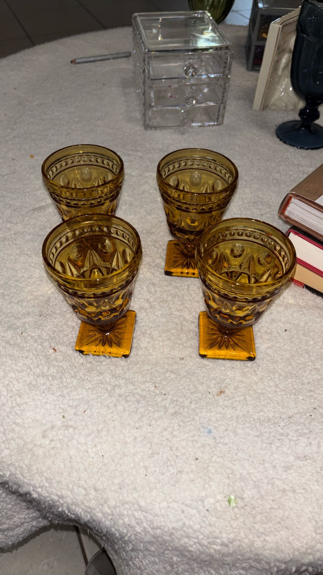 Vintage Indiana Glass Goblets