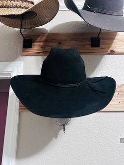 Justin Men's Bent Rail 6X Dylan Black Felt Cowboy Hat