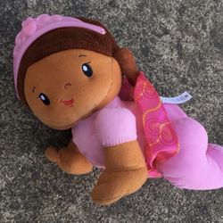 Fisher Price Touch N Crawl Princess Baby Doll  Musical, Crawling Pink Dress 