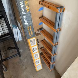 2 Bora wood Rack. 1 Never Opened And The Other Used