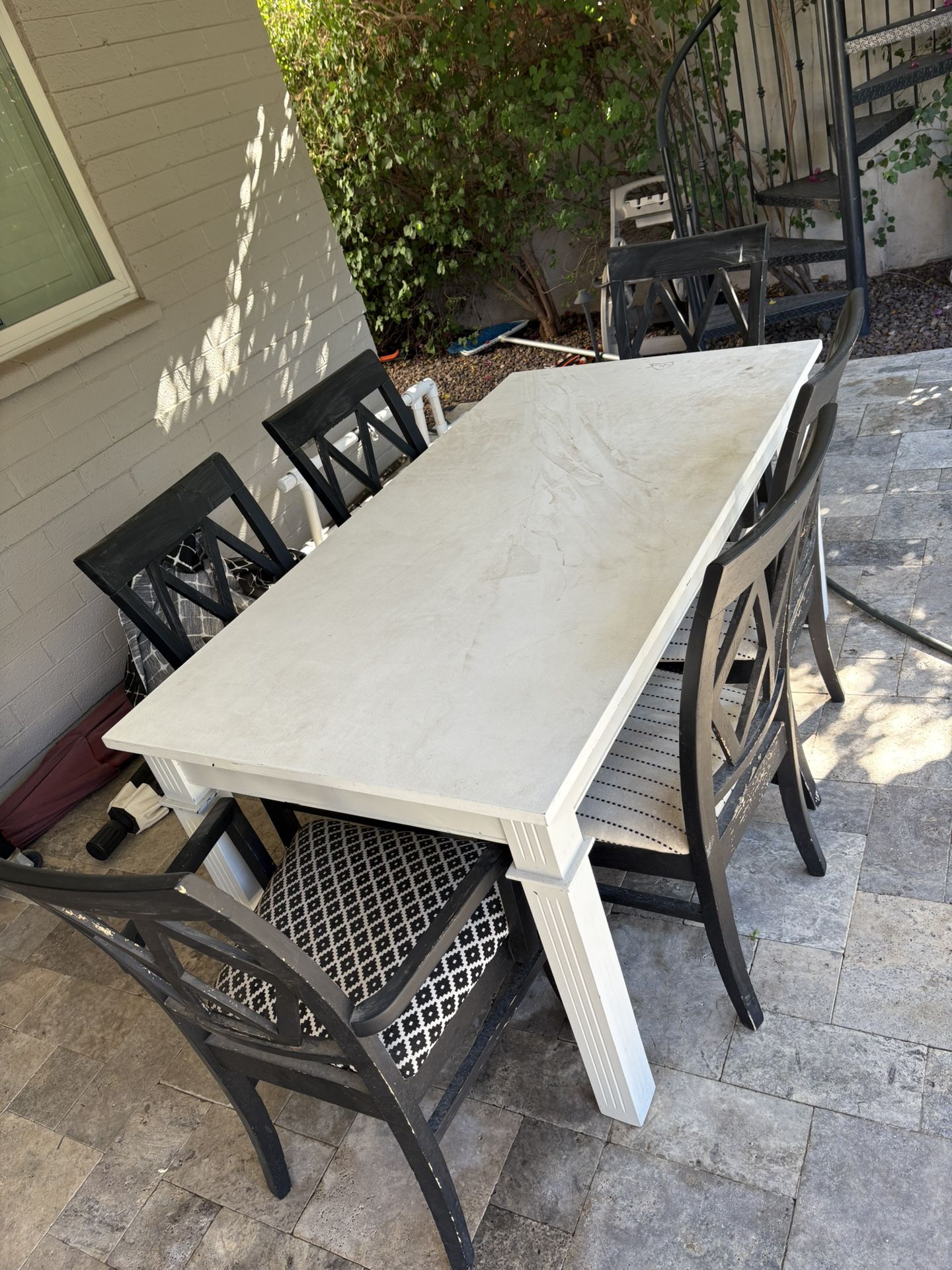 Indoor/Outdoor Table And Chairs