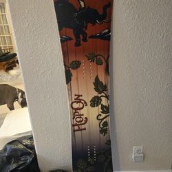 New O'Dells Hop On IPA snowboard, 5' tall, never used.  Would also look great in a bar