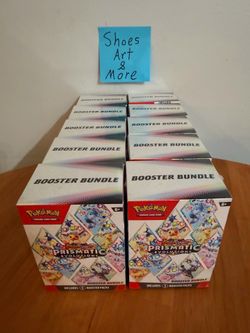 (LOT OF 10) Prismatic Evolutions Booster Bundle