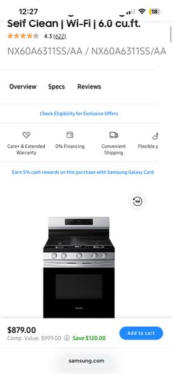 Samsung stove WiFi