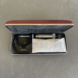 L.S. Starret 0-1” .001 Outside Micrometer Made In The USA