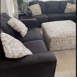 Ottoman And Accent Pillows Only