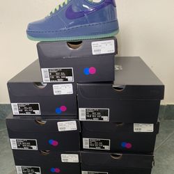 Air Force 1 low Patent Leather Mystic Grape Ice