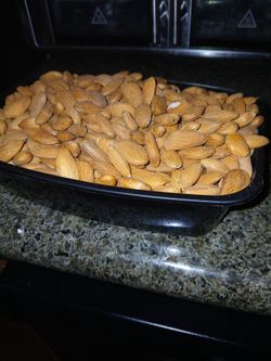 Cracked almonds new this year