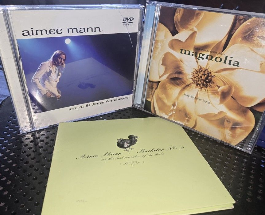 Aimee Mann Live at St Ann's Warehouse (DVD) + Bachelor No. 2 CD + Magnolia CD