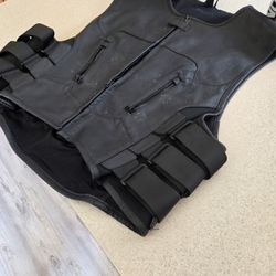 Icon Leather Motorcycle Vest
