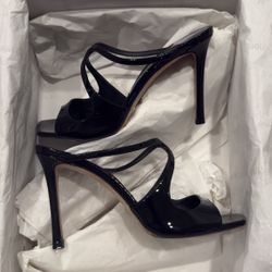 Jimmy Choo Anise 95 Black Patent Leather Pump