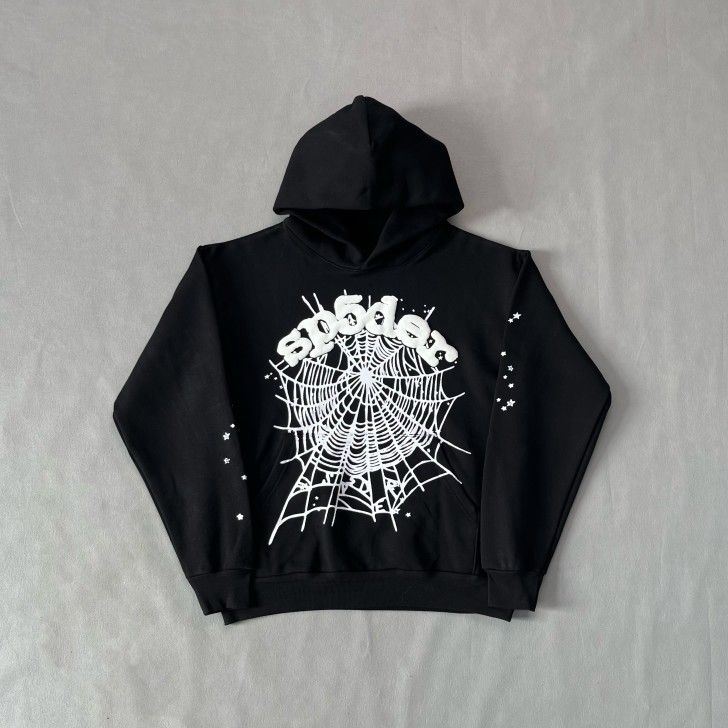 Black OG Web Sp5der Hoodie