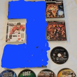 PS3. PlayStation 3 games $10 each