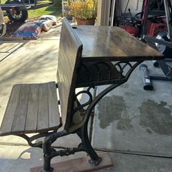 Antique School Desk