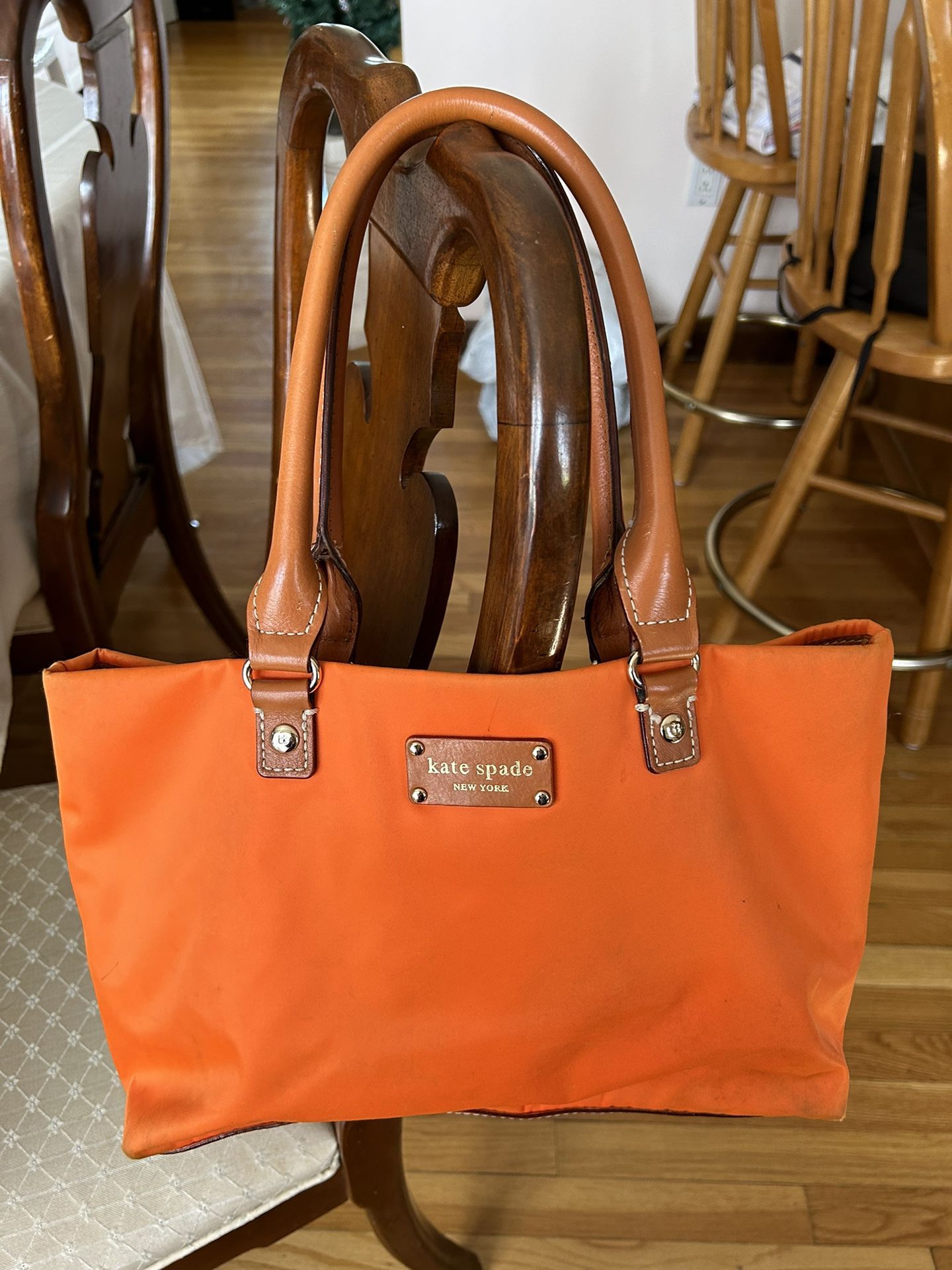 Kate Spade Bag/ Some Wear On Edges/ Clean Inside/ Summer Orange Color
