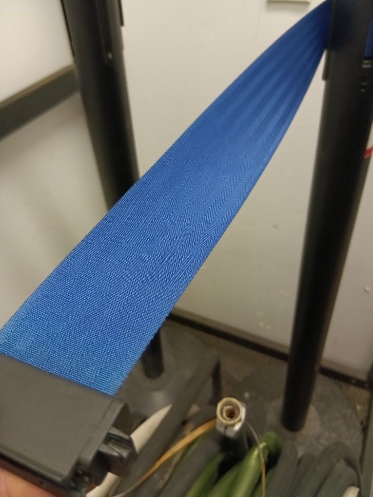 Two 2"x10' Uline Crowd Control Stanchions