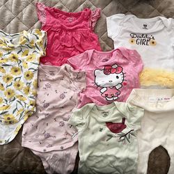 Baby girl clothes 0-3-6 months 7 pcs