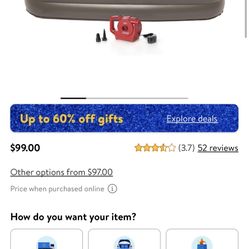 2 Air Mattress With Rechargeable Pump 80$each