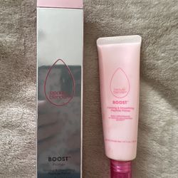 primer, makeup, beauty blender 