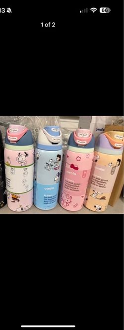 Owala FreeSip Water Bottles – Snoopy & Hello Kitty Edition