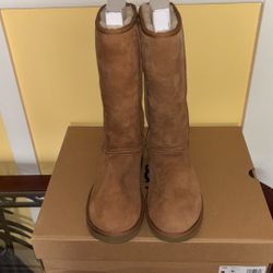 Size 8 Tall Chestnut Uggs