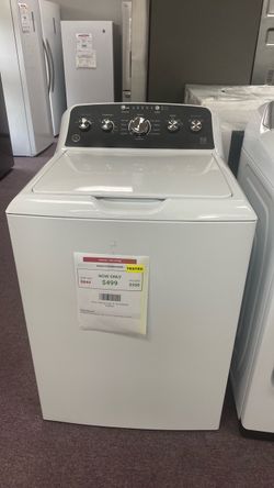 GE High Efficiency Agitator Large (4.5-cu ft) Top-Load Washer (White)1 year warranty