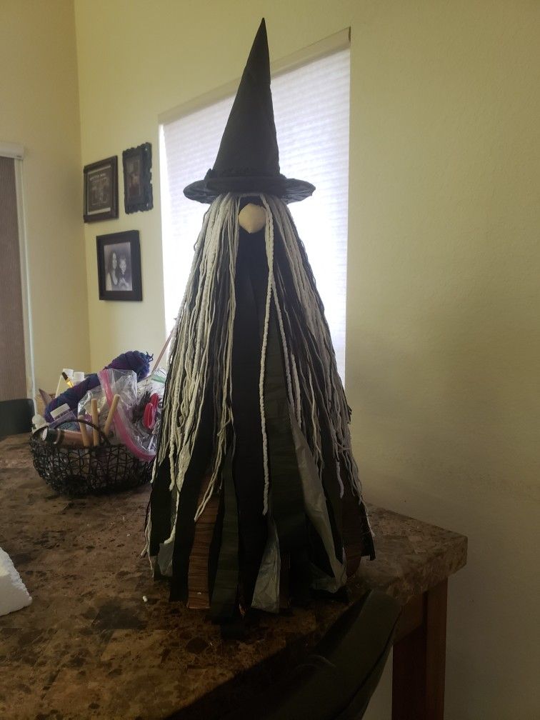 Witch Gnome Handmade Decoration Holiday Halloween