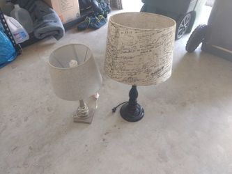 Two Table Lamps ($10/each)