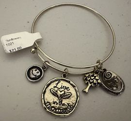 New w/tags Charm Bangle Bracelets
