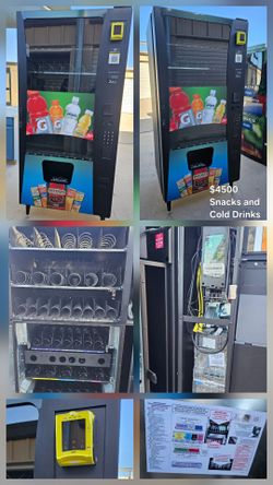 Cold drinks and snacks vending machine