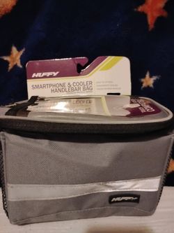 HUFFY SMARTPHONE & COOLER BICYCLE HANDLEBAR BAG 