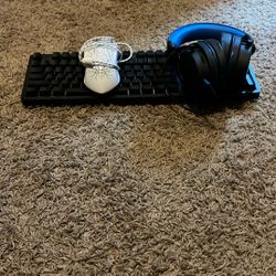 Wired Mouse Keyboard And Headset Combo
