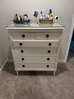 White dresser