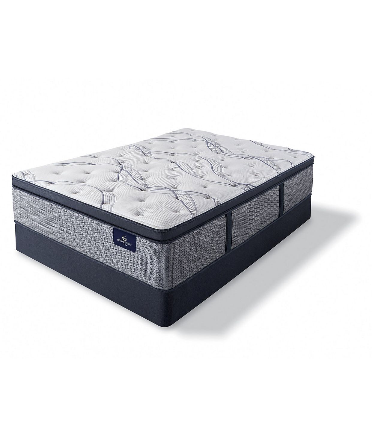 Serta Queen Mattress Pillow Top Plush 