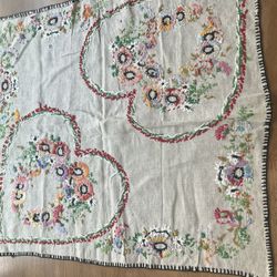 Vintage Table Runner / Wall Art