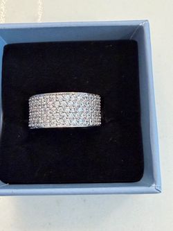 3 carat men wedding band original mossanite diamond size 8