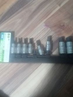 9 Peace Hex Head Socket Set Sae