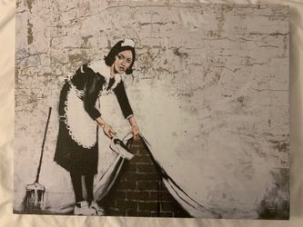 Banksy Maid Print Studio Wrapped
