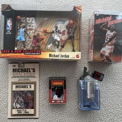 Lot of 5- Vintage MICHAEL JORDAN Collectibles- UNOPENED NEVER DISPLAYED