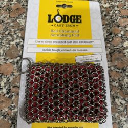 Lodge Red Chainmail Scrubbing  Pad