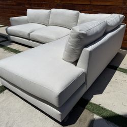 West Elm 2 Piece Haven Sectional Sofa