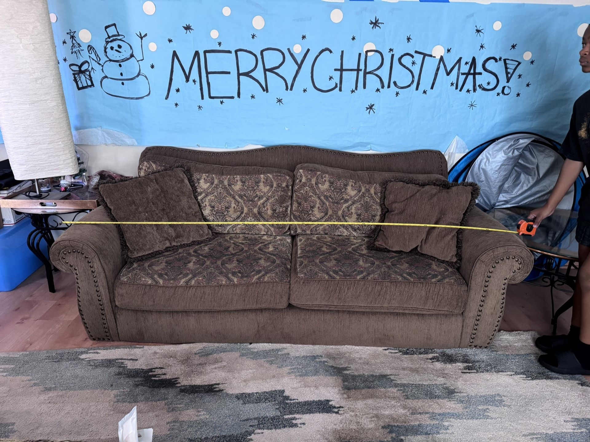 Couch, Love Seat, Ottoman