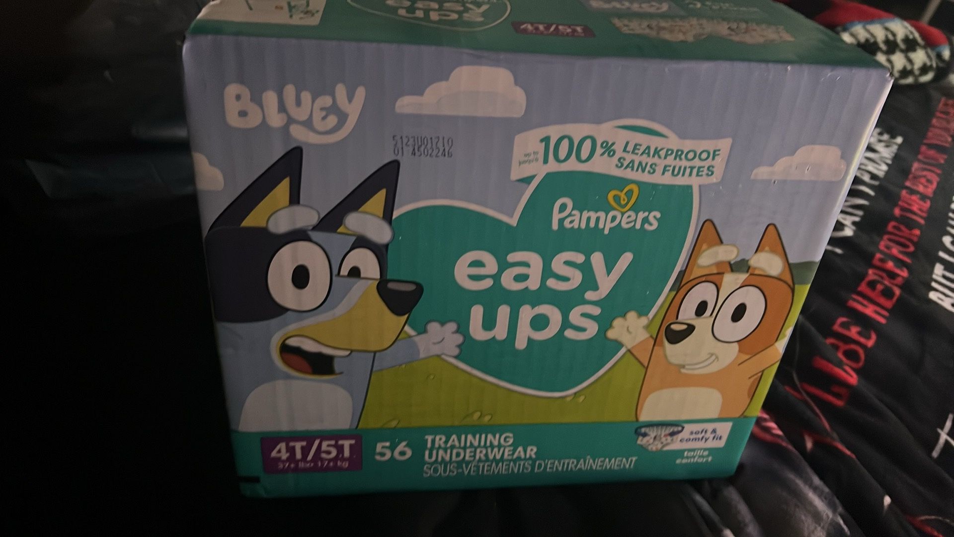 Pampers Easy Ups Bluey Training Underwear - Size 4T-5T - 100ct 