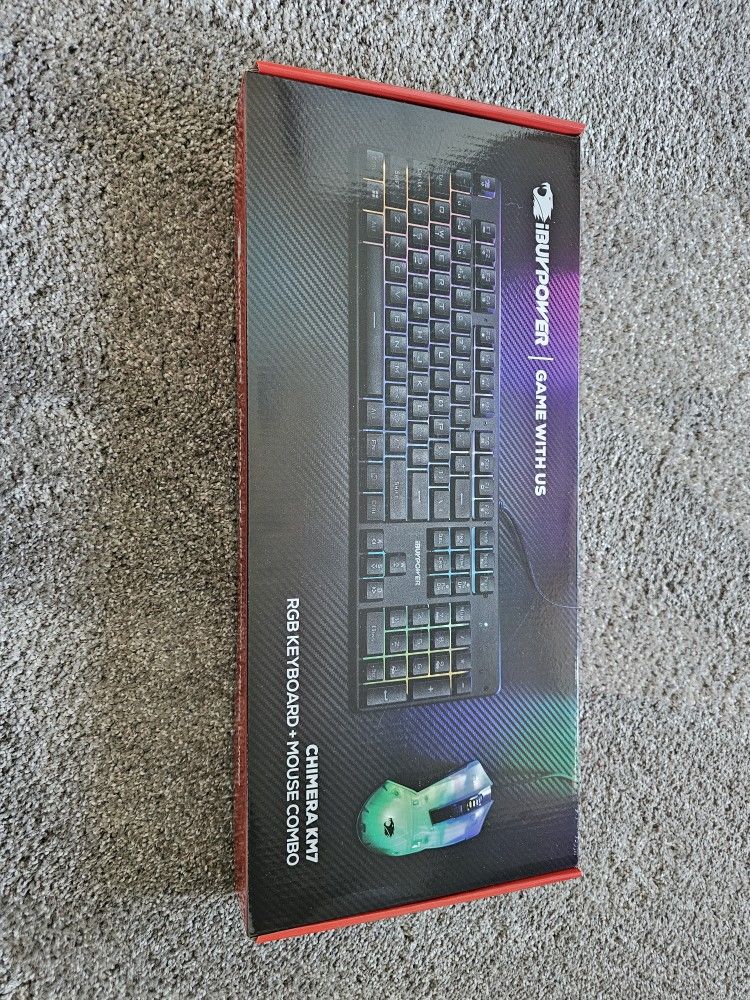 Chimera KM7 RGB keyboard and mouse Brand New Sealed