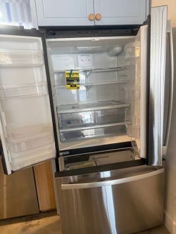 GE 36" 21.9 Cu. Ft. Fingerprint Resistant Stainless Steel Counter Depth French Door Refrigerator