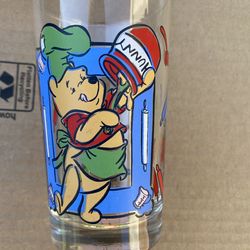 Vintage Disney Winnie the Pooh What's Cooking Pooh Anchor Hocking