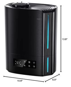 NEW IN THE BOX!! 6L Humidifier and Essential Oil Diffuser Top cool mist quiet black