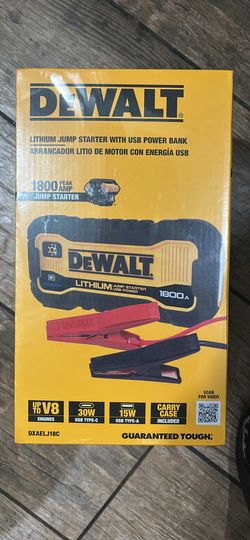 Dewalt 1800 peak amp Jump starter