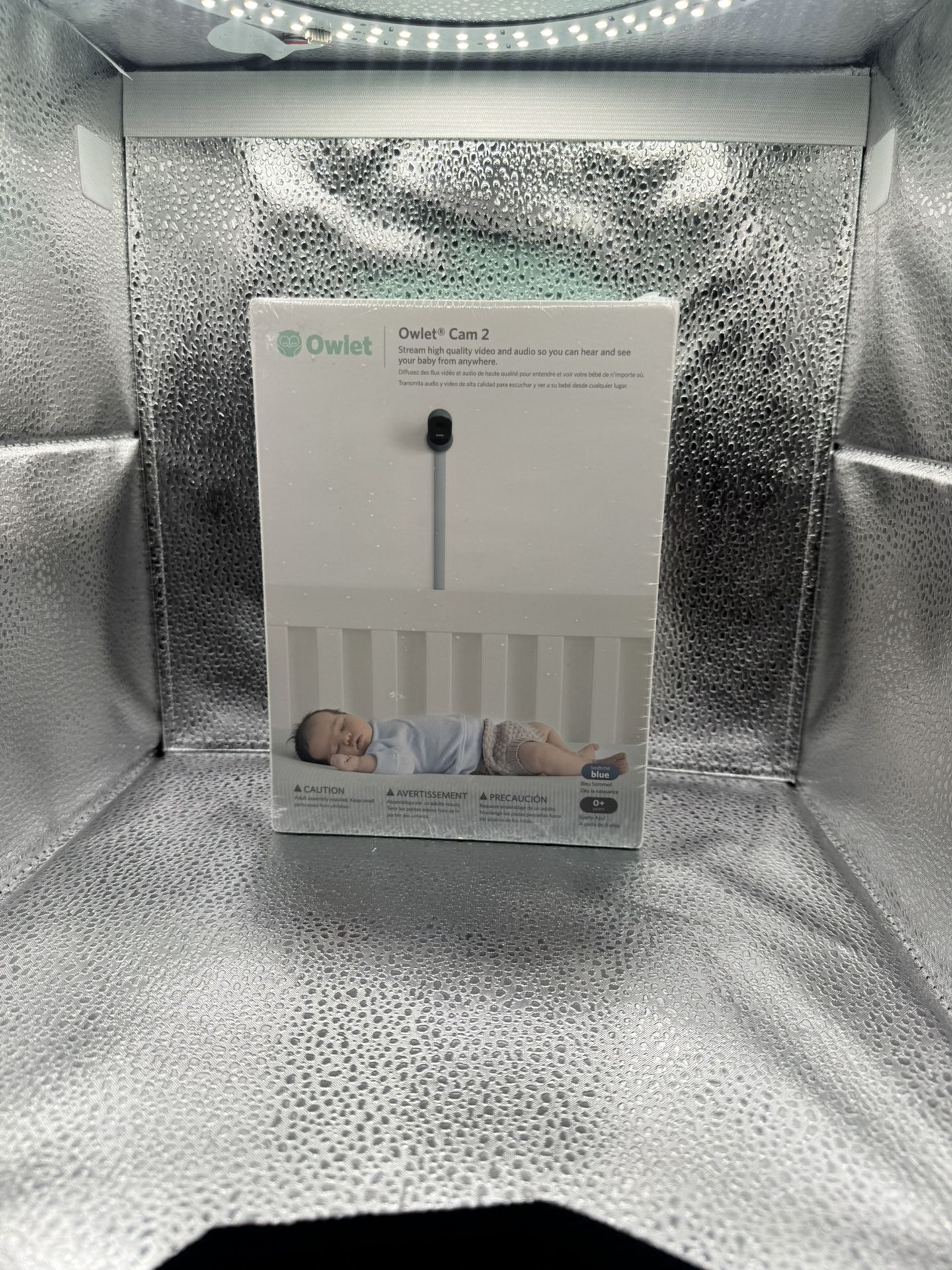 Owlet Cam 2 - Smart Baby Monitor Camera - Stream Secure HD Video and Audio with Night Vision, 4X Zoom, Wide Angle View and Sound, Motion and Cry Notif