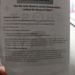 Ghost Of Yotei Redeem Voucher From Bundle 